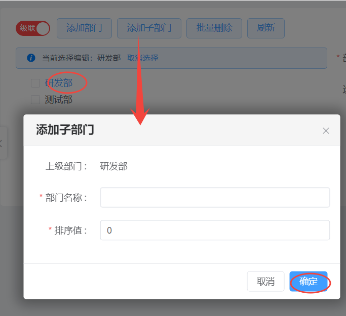 部门管理图片!